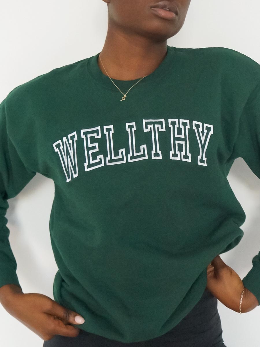 Wellthy Varsity Crewneck