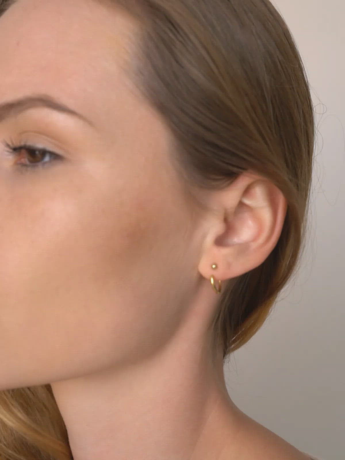 Hoop Earring Jackets ethical & sustainable jewelry made from recycled gold vermeil#metal_gold-vermeil