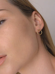 Hoop Earring Jackets ethical & sustainable jewelry made from recycled gold vermeil#metal_gold-vermeil