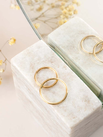 Basic Band Ring ethical & sustainable jewelry made from recycled gold vermeil#metal_gold-vermeil