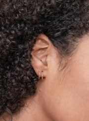 Spiral Earrings ethical & sustainable jewelry made from recycled 14k yellow gold#metal_14k-yellow-gold