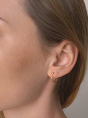 Hoop Earring Jackets ethical & sustainable jewelry made from recycled 14k yellow gold#metal_14k-yellow-gold